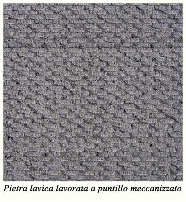 Pietra lavica a puntillo meccanizzato